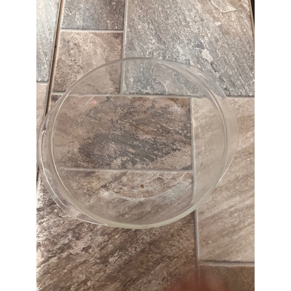Pyrex‎ 023 Clear Glass Round Casserole Dish 1.5 Quart Vintage USA Baking Pan